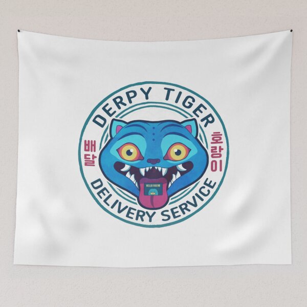 Item preview, Derpy Tiger Delivery Service  designed and sold by richardblack472.