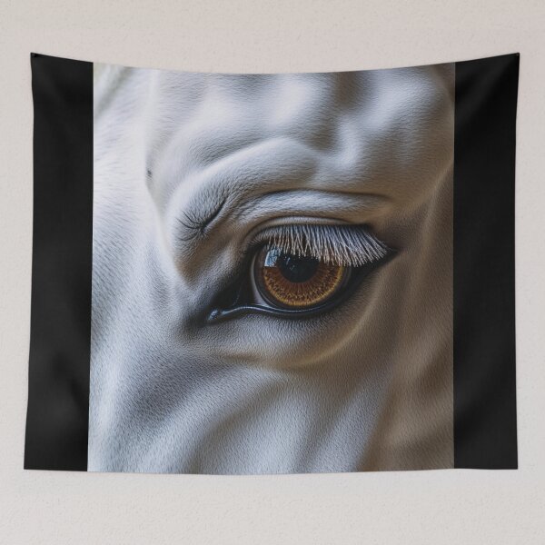 Item preview, The Eye of the White Stallion designed and sold by My Beautiful Healing Art.