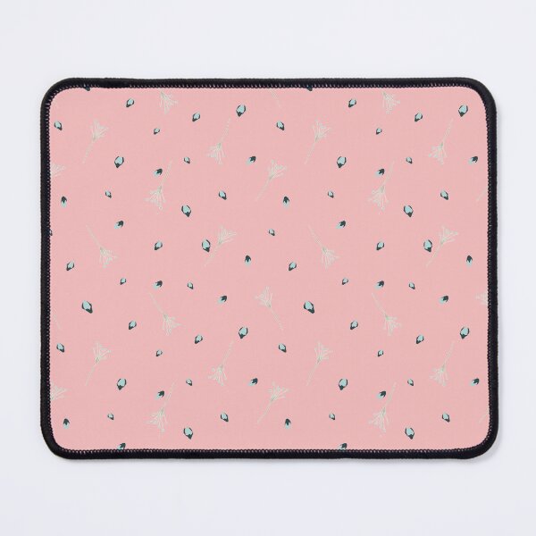 Item preview, Blossoming multi layer flowers seamless pattern on pink background designed and sold by RosebudTextilesArt.