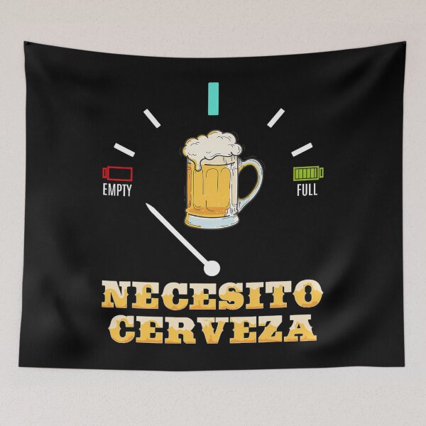 Item preview, Necesito Cerveza I Need a Beer In Spanish 	 		 designed and sold by kobsjacash.