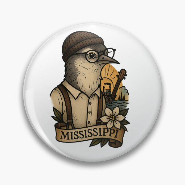 Item preview, Mississippi Mockingbird State Pride –  Fifty Nifty Collection designed and sold by Zippitydodads.