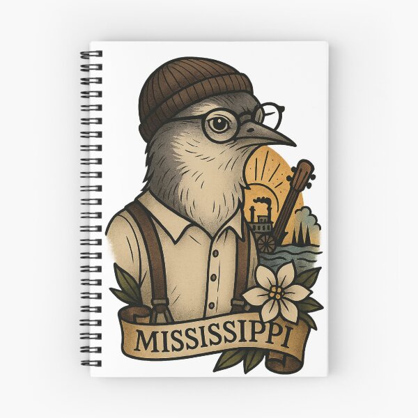 Item preview, Mississippi Mockingbird State Pride –  Fifty Nifty Collection designed and sold by Zippitydodads.