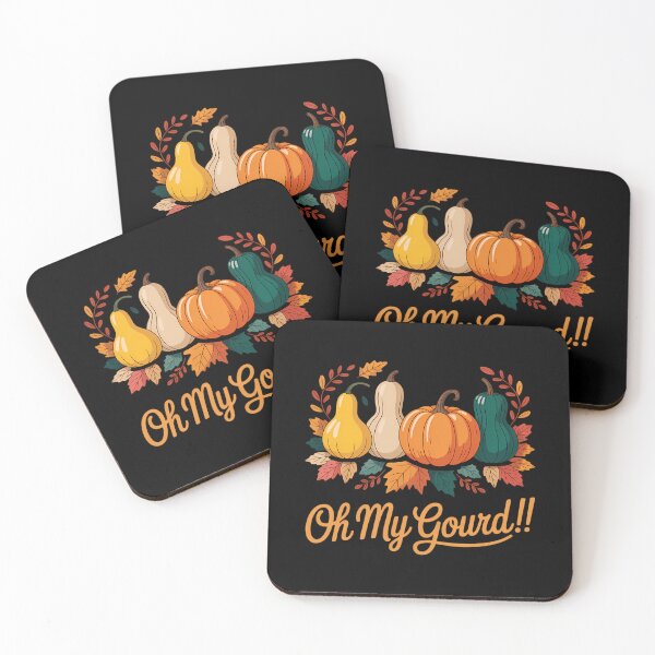 Item preview, Oh my gourd love fall funny sarcastic pumpkin fall leaves designed and sold by HellD3vil-Art.