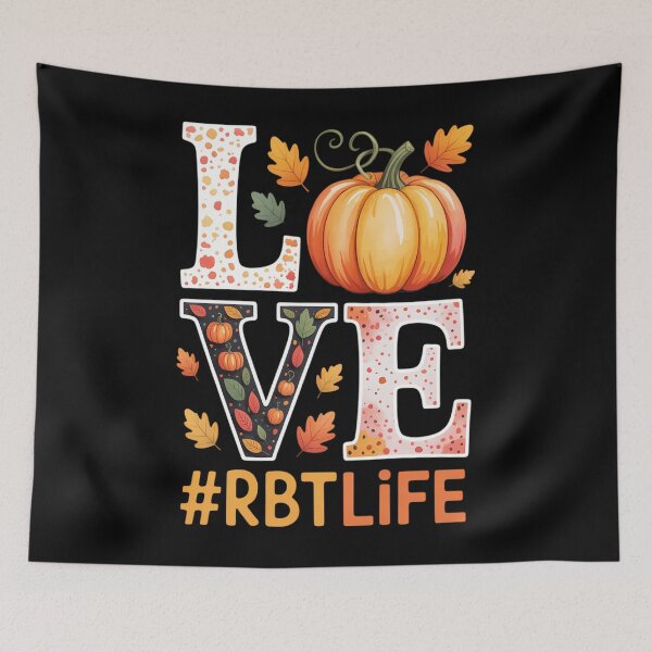 Item preview, Love RBT Life Registered Behavior Technician Pumpkin Fall designed and sold by HellD3vil-Art.