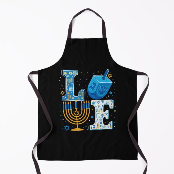 Item preview, Love Cute Hanukkah Dreidel Menorah Chanukah Jewish Holiday designed and sold by HellD3vil-Art.