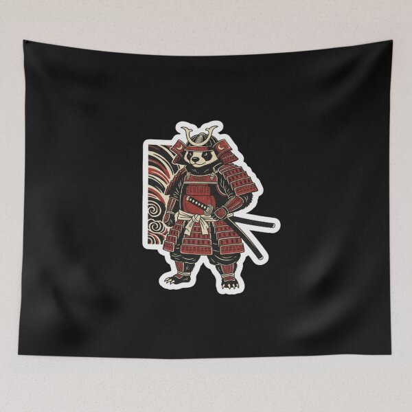 Item preview, Fearless Honey Badger Coder Samurai Warrior Crest and Funny Developer Mascot Gift designed and sold by bvdesignart.