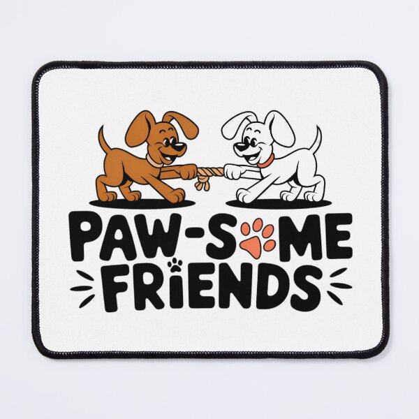 Item preview, Paw-some Friends | Cute Pet Lover Design | Dog & Cat Friendship Graphic | Adorable Animal Companion Artwork designed and sold by PaintedPixels01.