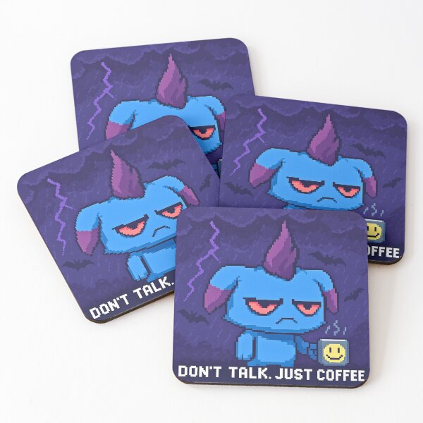 Item preview, 8Bit Coffee Lover Pal Depresso Pixel Art designed and sold by Beezy-Kneez.