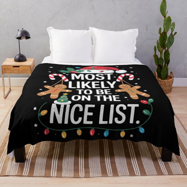 Item preview, Most Likely To Be On The Nice List Funny Christmas Holiday designed and sold by Turbotine.