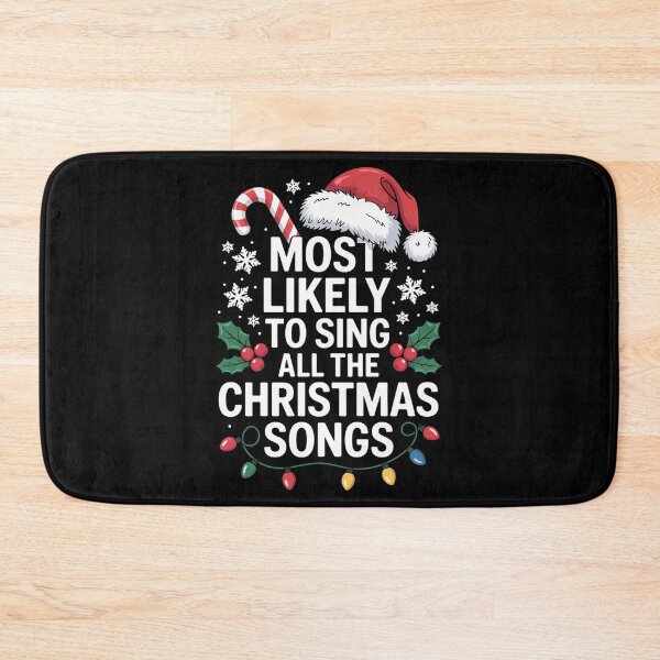 Item preview, Most Likely To Sing All The Christmas Songs Family designed and sold by Turbotine.