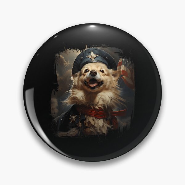 Item preview, Patriotic American Eskimo Dog 		 designed and sold by ezahpreauxk.