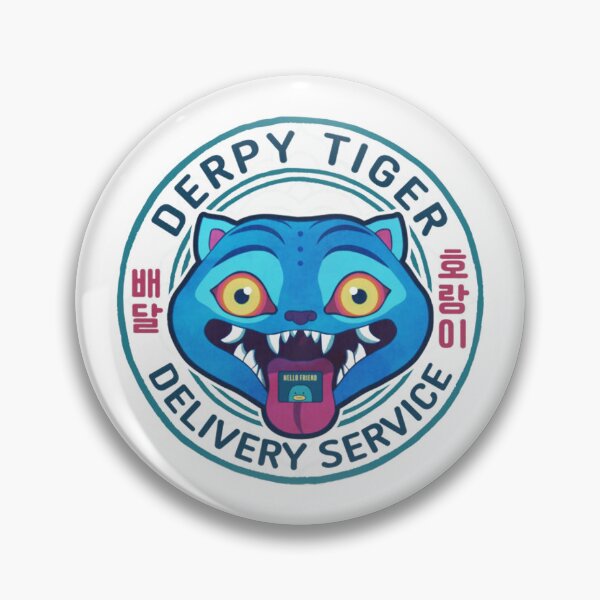 Item preview, Derpy Tiger Delivery Service designed and sold by hugheskari5.