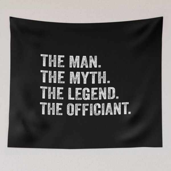Item preview, Wedding Officiant Marriage Officiant the Man Myth Legend 		 designed and sold by cohalllotz7.