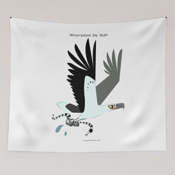 Item preview, White-Bellied Sea Eagle Caricature   	 designed and sold by stohyfurmyr3.