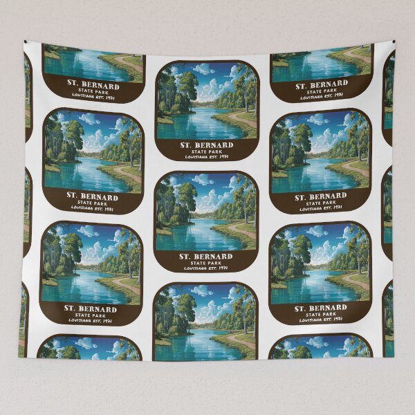 Item preview, Vintage St. Bernard State Park (Louisiana State Park) designed and sold by RabbitK.