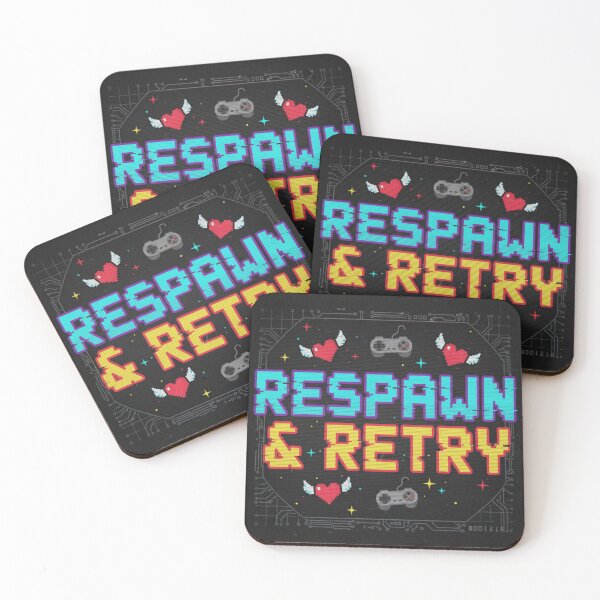 Item preview, Respawn & Retry designed and sold by CodeVibeTees.