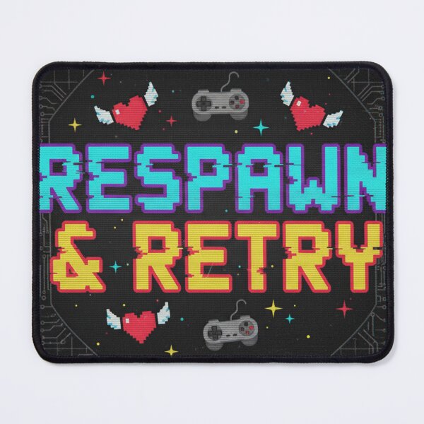 Item preview, Respawn & Retry designed and sold by CodeVibeTees.