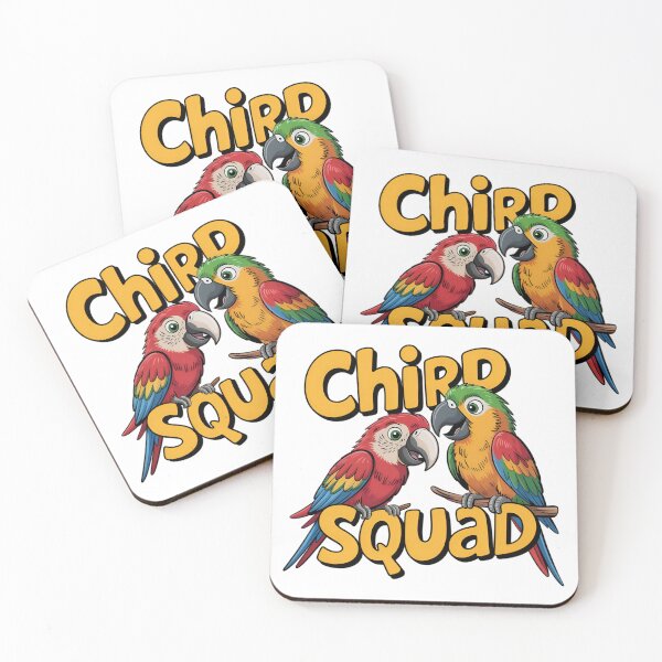 Item preview, Chird Squad | Cute Bird Lover Design | Whimsical Feathered Friends Graphic | Playful Animal Squad Artwork designed and sold by PaintedPixels01.