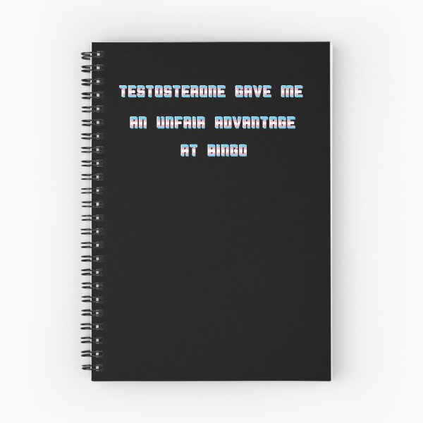 Item preview, Testosterone gave me an unfair advantage at bingo  designed and sold by Secret170193.