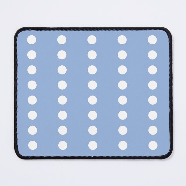 Item preview, White Line Polka Dots on Pastel Blue designed and sold by POLKAIWERX.