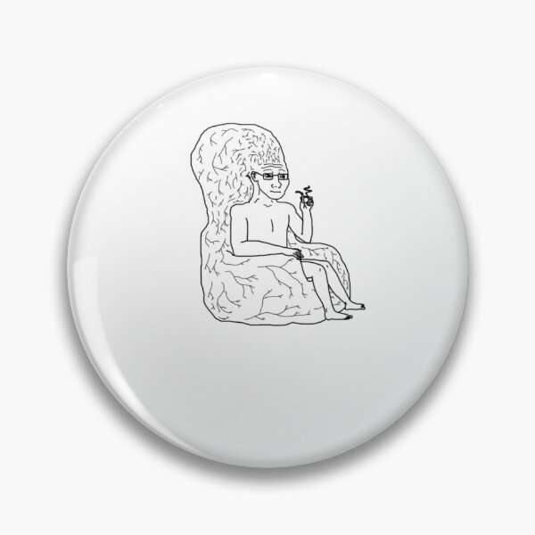 Item preview, Wojak On The Brain Throne  	 designed and sold by herianchelhu.