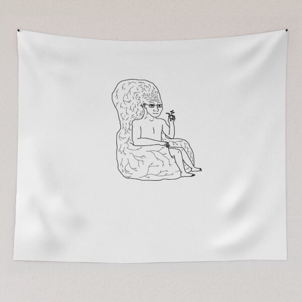 Item preview, Wojak On The Brain Throne  	 designed and sold by herianchelhu.