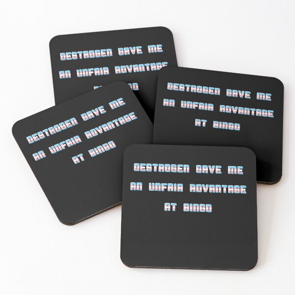 Item preview, Oestrogen gave me an unfair advantage at bingo  designed and sold by Secret170193.