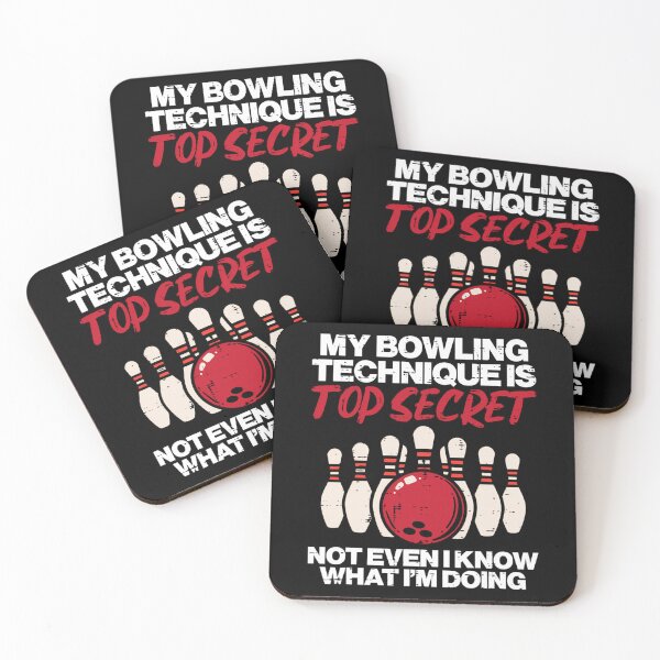 Aperçu de l'œuvre Mon secret de technique de bowling Drôle de bowler pour enfants créée et vendue par mokiapoengs.