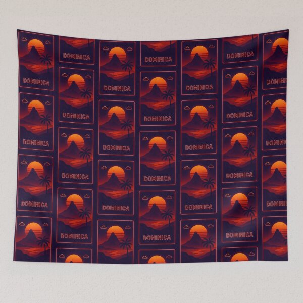 Item preview, Dominica Neon Travel designed and sold by Thistle-TShop.