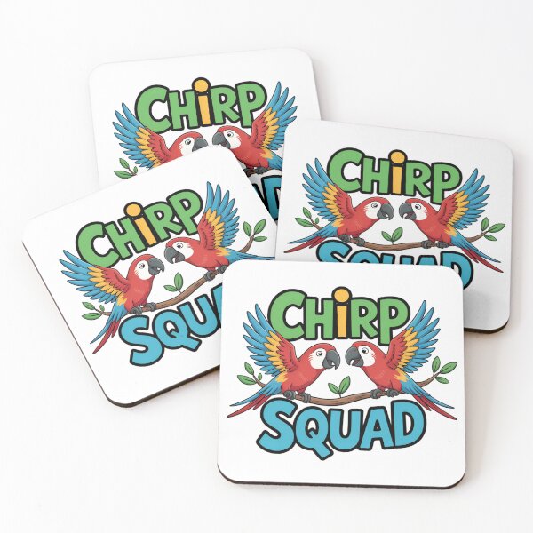 Item preview, Chirp Squad | Cute Bird Lover Design | Whimsical Feathered Friends Graphic | Playful Animal Squad Artwork designed and sold by PaintedPixels01.