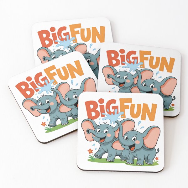 Item preview, Bigfun Elephant | Cute Elephant Design | Playful Jungle Animal Graphic | Whimsical Wildlife Artwork designed and sold by PaintedPixels01.