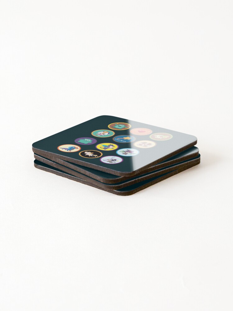 Thumbnail 4 of 5, Coasters (Set of 4), Prodigy Math Game (1) designed and sold by TShirtsofYou.