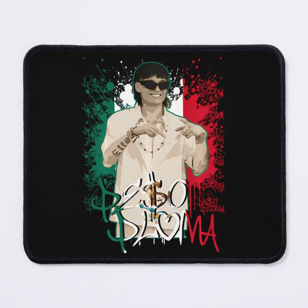 Item preview, Pe$o Pluma text with Mexican flag colors and splatter designed and sold by ezahpreauxk.