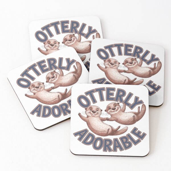 Item preview, Otterly Adorable | Cute Otter Animal Design | Whimsical Wildlife Graphic | Playful River Creature Artwork designed and sold by PaintedPixels01.
