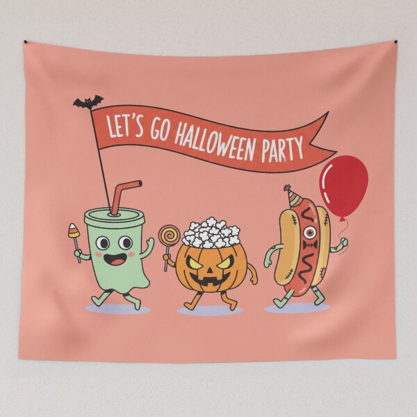 Item preview, Cute Spooky Halloween Food Party designed and sold by 0606PM.