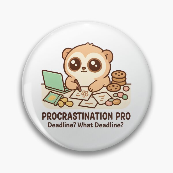 Item preview, Procrastination Pro designed and sold by Laze Loris.