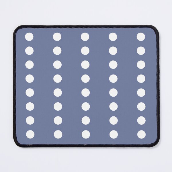 Item preview, White Line Polka Dots on Slate Blue designed and sold by POLKAIWERX.