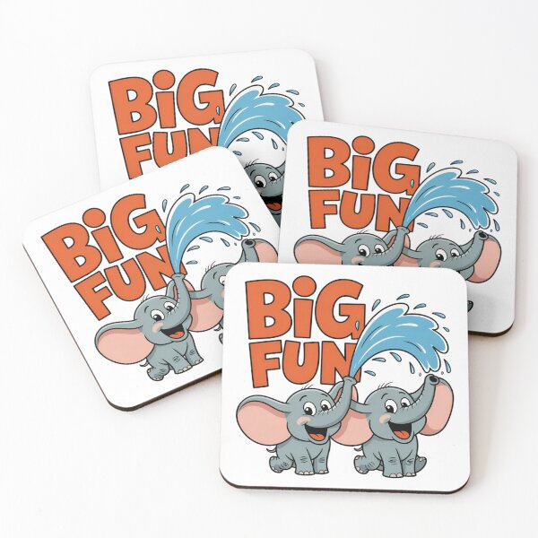 Item preview, Bigfun | Playful Animal Design | Whimsical Wildlife Graphic | Cute Character Artwork designed and sold by PaintedPixels01.