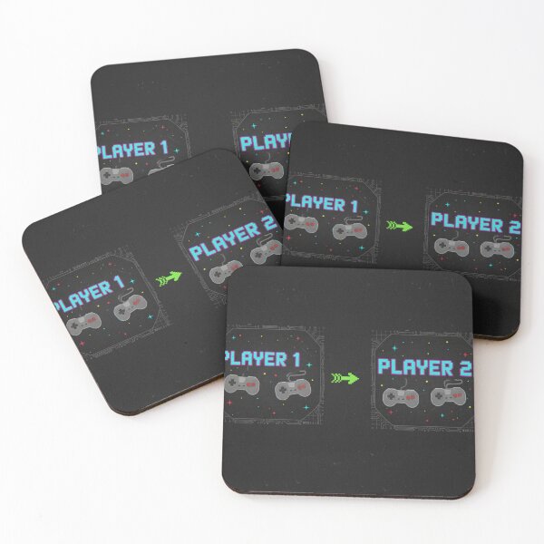 Item preview, Player 1 → Player 2 (controller icons) designed and sold by CodeVibeTees.