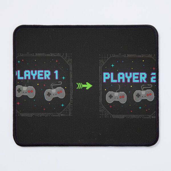 Item preview, Player 1 → Player 2 (controller icons) designed and sold by CodeVibeTees.