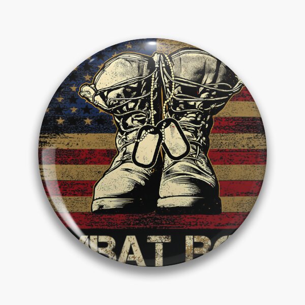 Item preview, My 	friend Wears Combat Boots and Dog Tags Veterans 		 designed and sold by mokiapoengs.