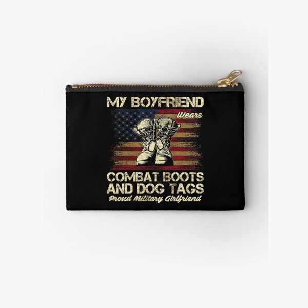 Item preview, My 	friend Wears Combat Boots and Dog Tags Veterans 		 designed and sold by mokiapoengs.