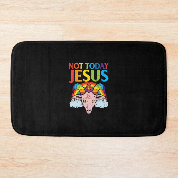 Item preview, Today Not Jesus Satan Goat Satanic Rainbow Satanism 	 		 designed and sold by jibouboitya.