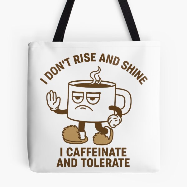Item preview, I don't rise and shine designed and sold by Feeling & thoughts.