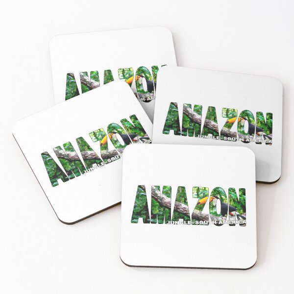 Item preview, AMAZON JUNGLE South America - Brazil Toucan Bird River designed and sold by Adam Gormley.
