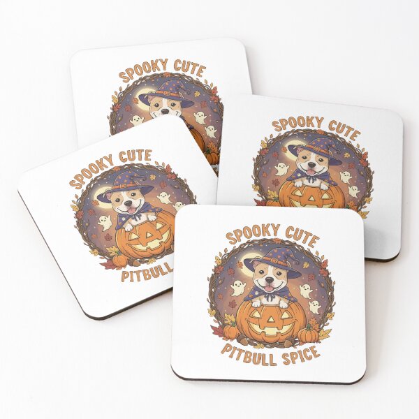 Item preview, Spooky Pitbull Halloween dog Thanksgiving designed and sold by soulcorazonstore.