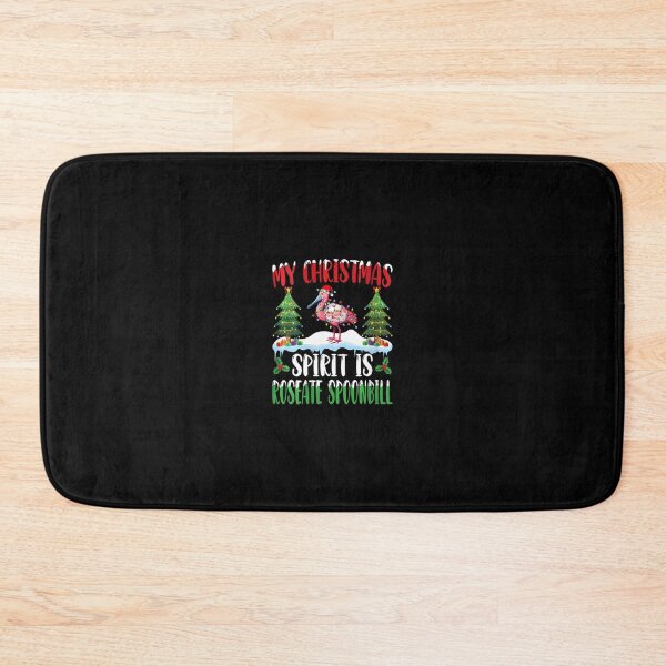 Item preview, My Christmas Spirit Is Roseate Spoonbill Wearing Santa Hat 	 		 designed and sold by mokiapoengs.