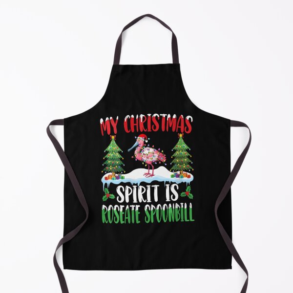 Item preview, My Christmas Spirit Is Roseate Spoonbill Wearing Santa Hat designed and sold by mokiapoengs.