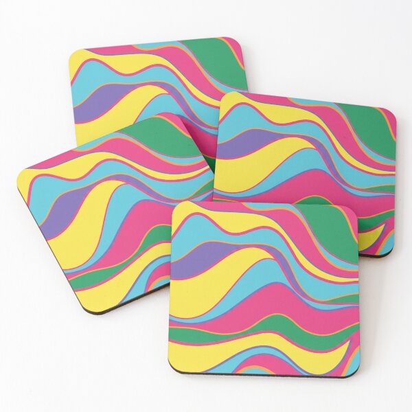 Item preview, Retro Wavy Pattern –Psychedelic Abstract Seamless shirts designed and sold by anandsiva2703.