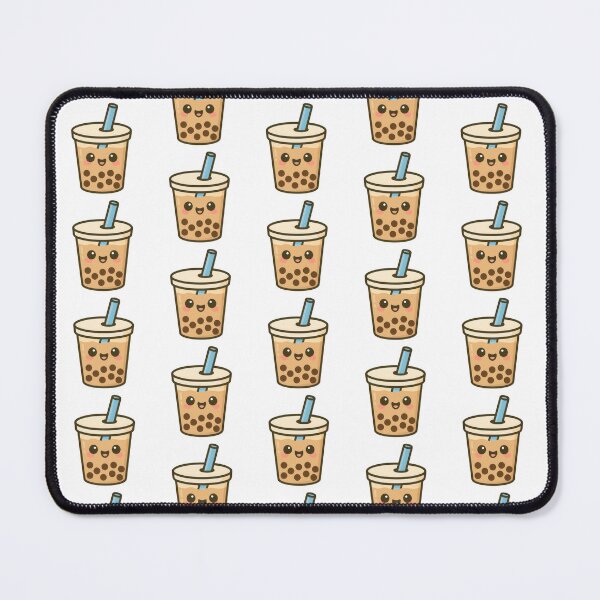 Item preview, Cute Bubble Tea Cartoon with Smiling Face designed and sold by ImagineCorner.